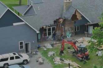 Buffalo Township man accused of damaging family home with excavator during dispute