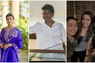 Charmme, Lakshmi call Trisha a ‘lucky mascot’ as Vijay wins