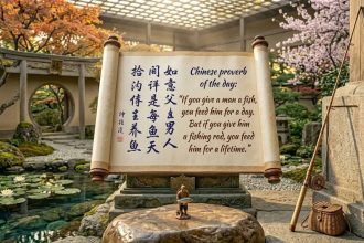Chinese proverb of the day: “If you give a man a fish, you feed him for a day. But if you give him a fishing rod…” —