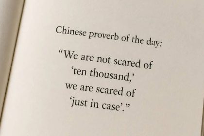 Chinese proverb of the day: “Ten thousand dangers don’t scare us, but one ‘what if’ does” — why uncertainty feels