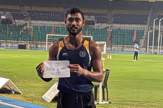 Comeback man Tejas Shirse wins 110m hurdles