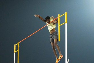 Dev Kumar Meena clinches gold in record-breaking pole vault event