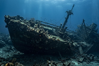 Discovery Of George L. Newman: fishing trip uncovers 1871 shipwreck; shifting Great Lakes conditions blamed