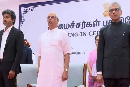 'Don’t do BJP politics': DMK fumes as Vande Mataram played before state anthem at Vijay govt oath event