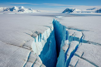 Earth's deepest point on land is not a canyon: Why the record holder is hidden under ice