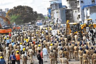 Eviction drive at Mumbai’s Bandra leaves children and elderly without shelter in scorching heat