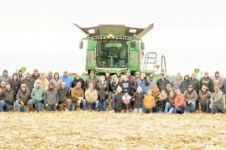 Farmer’s sudden death left 1,400 acres unharvested, then 75 neighbours arrived and harvested everything for his family