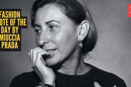 Fashion quote of the day by Miuccia Prada: 'What you wear is how you present yourself to the world, especially today when hum