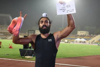 Fastest-ever Indian! Gurindervir Singh scripts history, breaks 100m national record