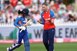 Freya Kemp stars as England beat India by 26 runs, level series 1-1