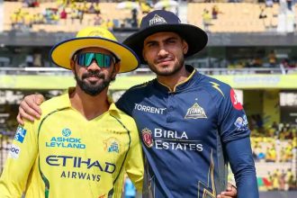 GT vs CSK Live: Gill and Sai Sudharsan power Titans towards huge total