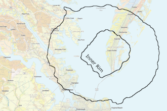 Hidden under the Chesapeake: The 53-mile blast zone scientists just proved is real