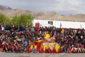 Holy Buddha relics return to Leh After Zanskar Visit