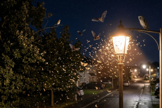 How streetlights may be affecting birds, bats and insects at night in ways scientists did not expect