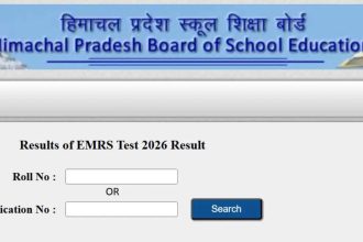 HPBOSE EMRSST 2026 Result Declared: How to check scorecard, see direct link