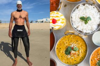 "I get everything from..." Milind Soman's favourite food, who just swam from Europe to Africa at the age of 60