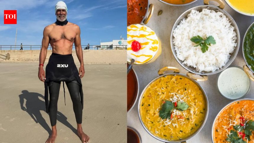 "I get everything from..." Milind Soman's favourite food, who just swam from Europe to Africa at the age of 60