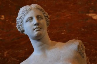 In 1820, a Greek farmer clearing rocks in his field accidentally unearthed the Venus de Milo, revealing a lost fragment of th