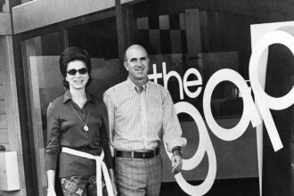 In 1969, Donald Fisher’s trouble finding the right jeans fit led to the formation of Gap