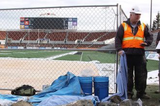 In 2016, stadium crews digging in Oregon found giant bones that revealed an Ice Age world beneath the field