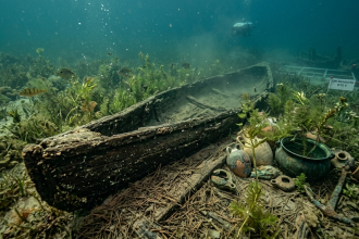 In 2022, a scuba diver’s discovery of a carved log led to an ancient native American canoe