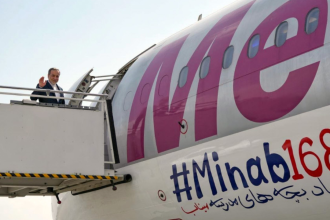 Iran's Araghchi in India for Brics meet; his plane carries a pointed message: 'Minab168'