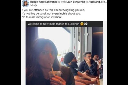 It was not racist: New Zealand woman says police came to her house for her 'Welcome to New India' FB post