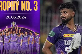 'Itna mat giro': No Shreyas Iyer in KKR's IPL 2024 celebration post; fans blast team
