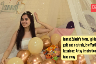Jannat Zubair's home, 'gilded' in gold and neutrals, is effortlessly luxurious: Artsy inspirations to take away