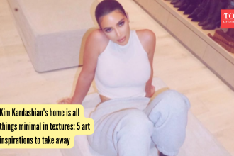 Kim Kardashian's home is all things minimal in textures: 5 art inspirations to take away