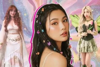 Move over clean girl minimalism, fairycore summer is peaking in fashion and makeup