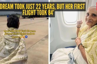 ‘My dream took just 22 years, but her first flight took 84’: Grandmother’s journey with grandson leaves internet emotio