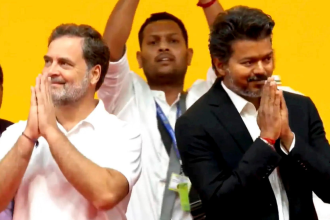 'New generation. New voice. New imagination': Rahul Gandhi says 'Tamil Nadu has chosen' as Thiru Vijay takes oath