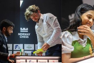 Norway Chess: Gukesh loses his last game to Carlsen; Divya's unbeaten streak ends