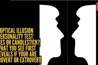 Optical illusion personality test: Faces or candlestick? What you see first reveals if your are introvert or extrovert