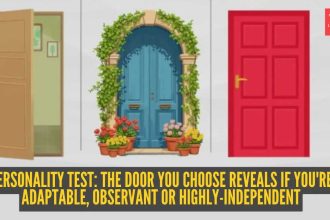 Personality test: Open door, blue door with flowers and a pot, or plain red door? The door you choose reveals if you're adapt