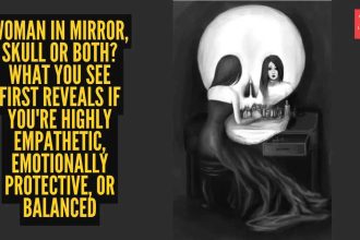 Personality test: Woman in mirror, skull or both? What you see first reveals if you're highly empathetic, emotionally protect