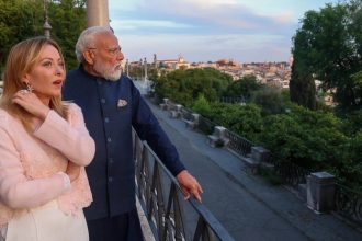 PM Modi, Meloni in Rome: Car ride, dinner and Colosseum visit ahead of talks