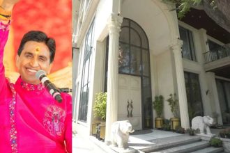 Poet Kumar Vishwas’ lavish Noida bungalow is a five-floor, crores-worth property defined by private salon, lifts and artist