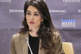 Quote of the day by Amal Clooney: “If you’re a woman lying on the beach in the Maldives, you might want to know that a ki