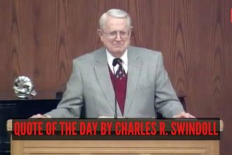 Quote of the day by Charles R. Swindoll: “Life is 10% what happens to you and 90%...”