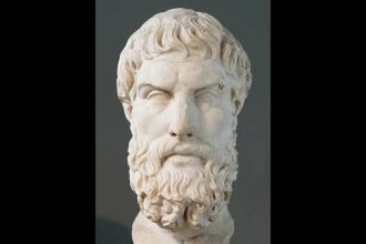 Quote of the day by Greek philosopher Epicurus: “You don't develop courage by being happy in your relationships everyday. Y