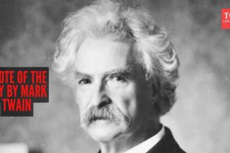 Quote of the day by Mark Twain: “Focus more on your desire than on your...”