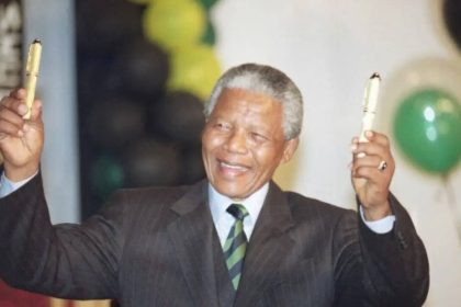 Quote of the day by Nelson Mandela: “If you talk to a man in a language he understands, that goes to his head. If you talk.