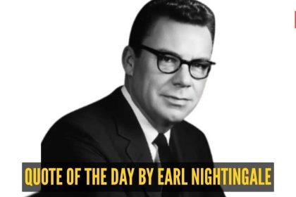 Quote of the day for kids by Earl Nightingale: “Never give up on a dream just because of the time it will…”