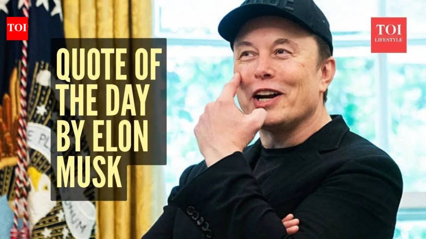 Quote of the day for kids by Elon Musk: “When something is important enough, you do it even if the...”