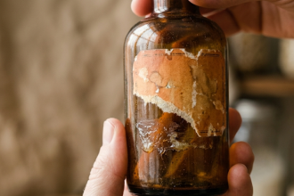 Remove Stubborn Jar Labels: Use vegetable shortening to lift glue safely; jars get a label-free shine