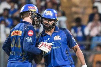 Rohit Sharma and Ryan Rickelton script history against LSG