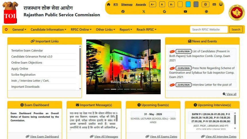 RPSC 1st Grade admit card releasing on May 25; know steps to download on rpsc.rajasthan.gov.in