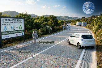 “Rubbish roads” in Nepal: Turning plastic waste into roads to create cleaner cities